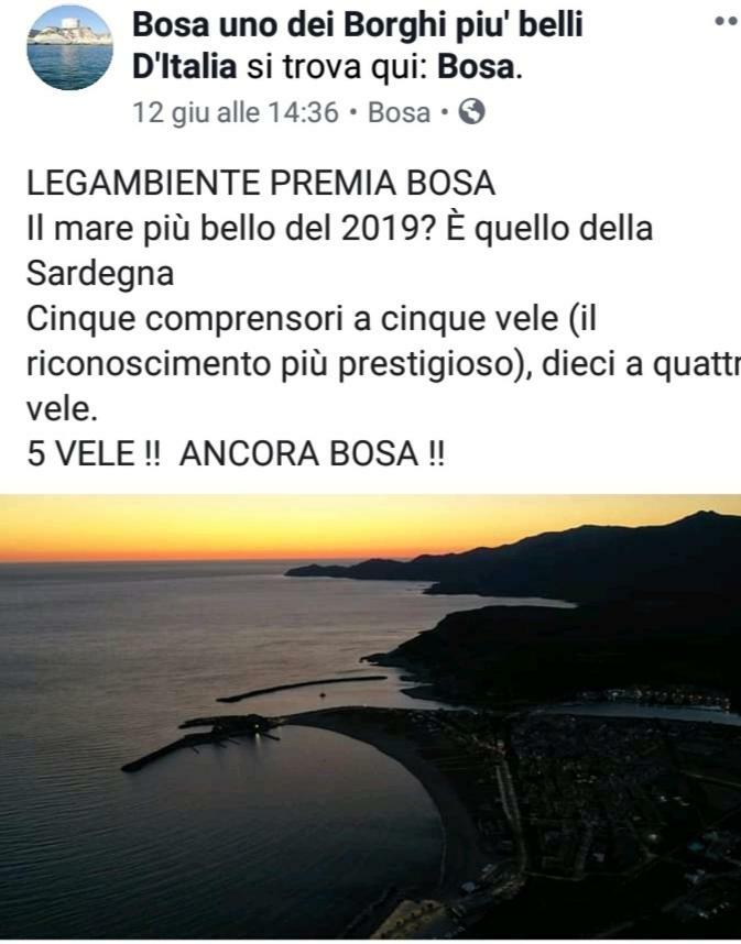Il Narciso Leilighet Bosa Eksteriør bilde
